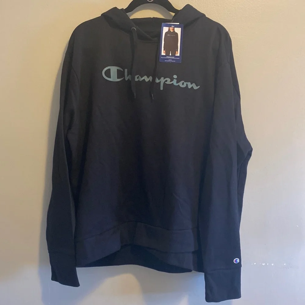 🆕 Black Women’s Champion Hoodie, Size XXL - Picture 1 of 7